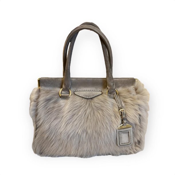 Prada fur taske 