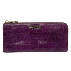 Miu Miu pung i lilla krokodillepr�get 