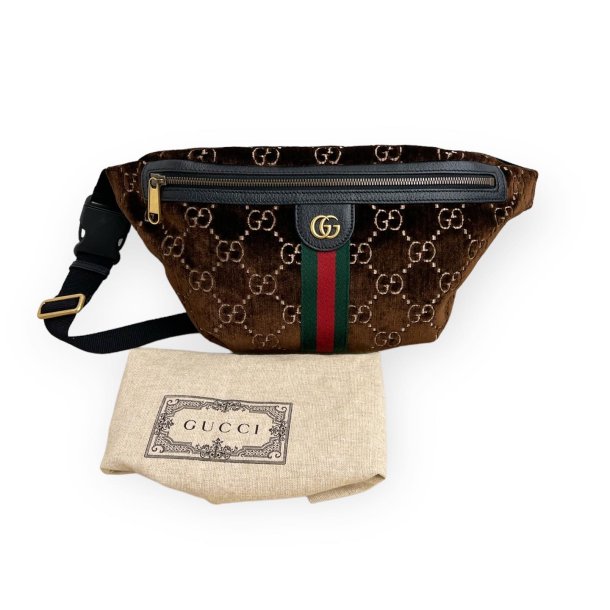 GUCCI VELVET BUMBAG 