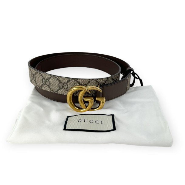 GUCCI MONOGRAM DOUBLE GG BELT 