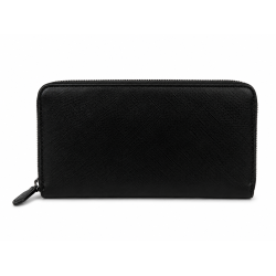 Prada Zip Around Wallet � Sort Saffiano L�der
