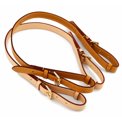 Justerbare Vachetta l�derhanke til Louis Vuitton � 64-73 cm