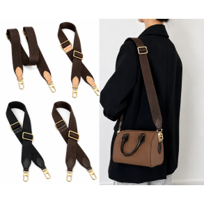Justerbar skulderrem til Louis Vuitton � Sort, Brun eller natur