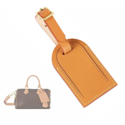 Bagagetag i Vachetta-l�der til Louis Vuitton