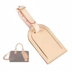 Bagagetag i Vachetta-l�der til Louis Vuitton