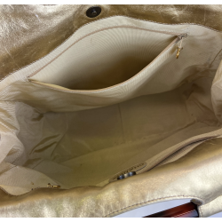 Chanel hndtaske guld