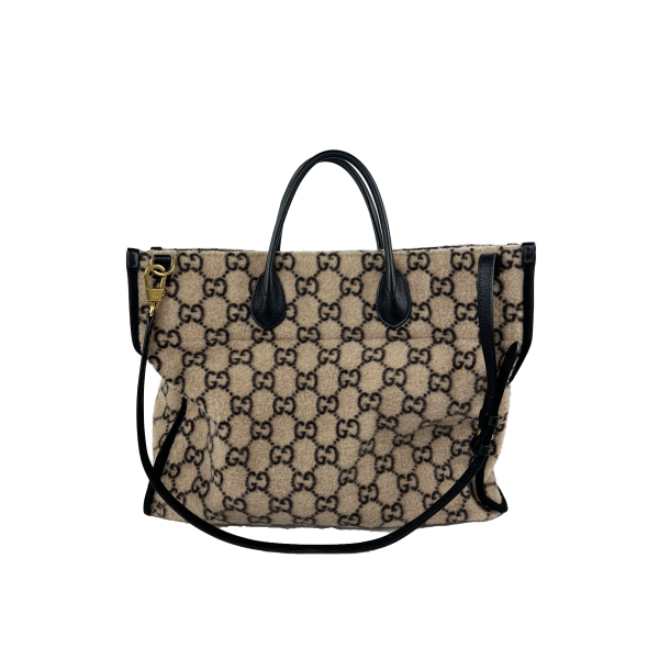 GUCCI WOOL TOTE 